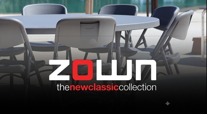 ZOWN New Classic: Professional Folding Furniture for Hotels, Banquet Halls and Hospitality