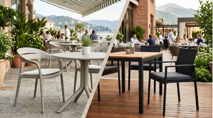 Aluminium or Polypropylene for Terrace Furniture? A Guide for Hospitality Professionals