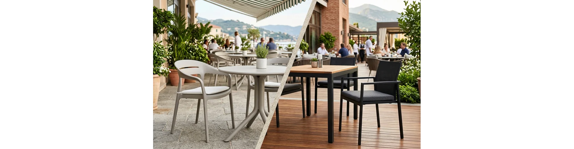 Aluminium or Polypropylene for Terrace Furniture? A Guide for Hospitality Professionals