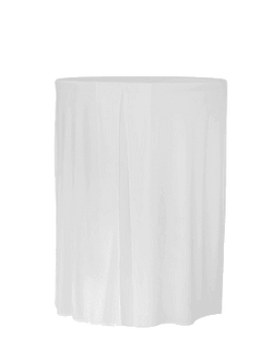 Rental of cocktail tablecloths - White