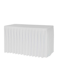 Pleated tablecloth XXL