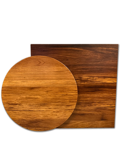 Iroko table top 80 x 80