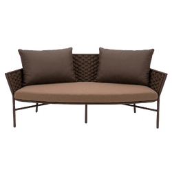 Abet Brown Loveseat
