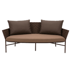 Abet Brown Loveseat