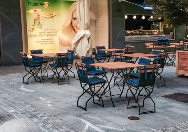 Lon garden chairs, Ljubljana