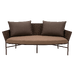 9. Abet Brown Loveseat