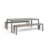 Dining Set Set Rio Bench Alu