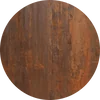 35. iCon - Copper painted metal, HPL 12 mm, round