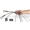 3. Plastic-coated steel cable 5 m