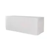 7. Tablecloth rental for rectangular table XL 180 - Plain - White
