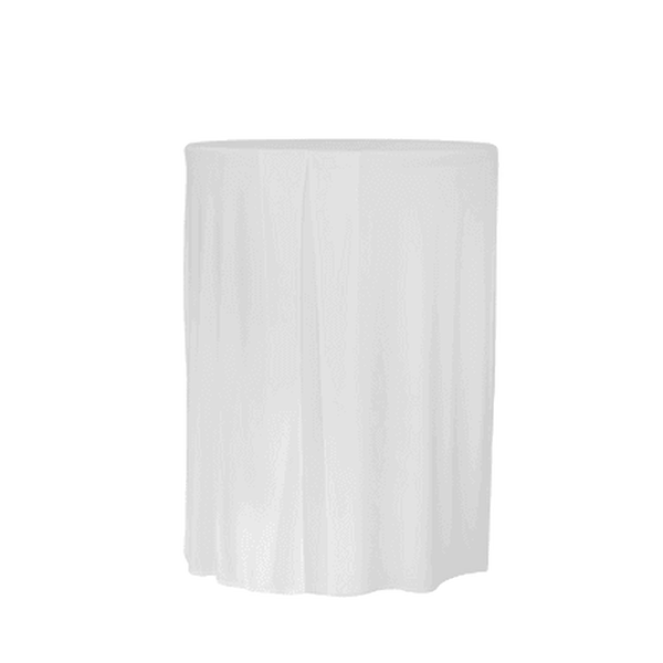 Rental of cocktail tablecloths - White