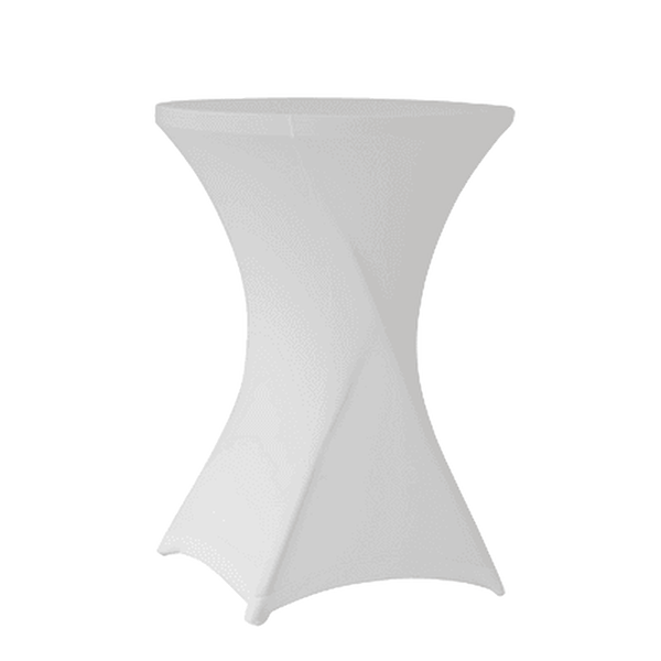 Rental of cocktail tablecloths - White