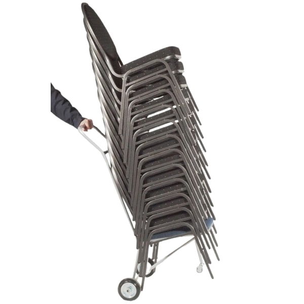 Transport trolley for banquet chairs