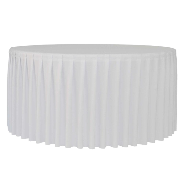 Pleated tablecloth for table Planet