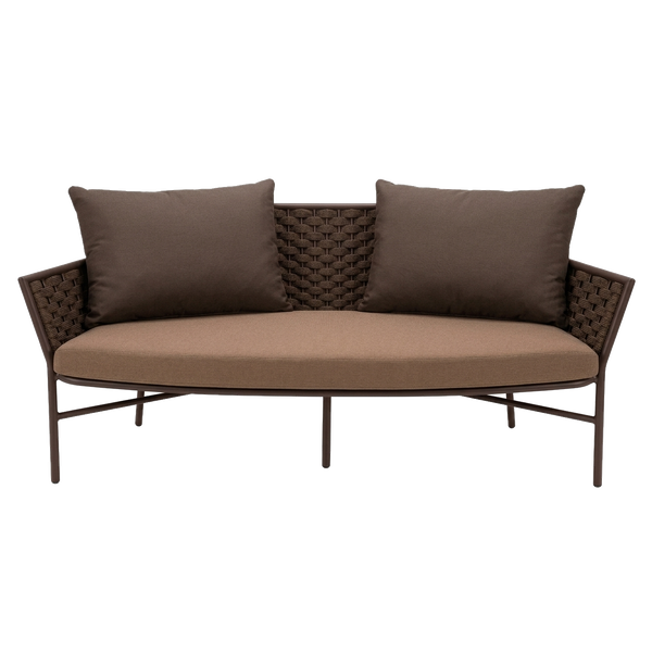 Abet Brown Loveseat