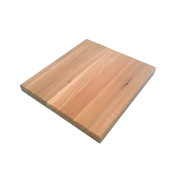 Solid oak table top 90&times;90 cm