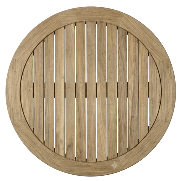 Teak tabletop Φ80