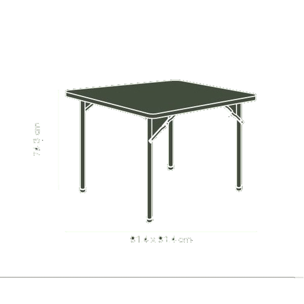 Rental of square table XXL 90